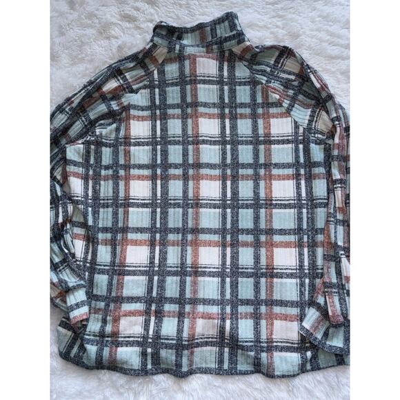 Modish Rebel Women’s Sz. S Button Plaid Shirt. Soft, Comfortable - Picture 14 of 15